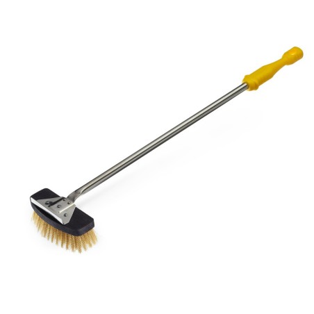 Brosse à cendres en laiton manche inox 70cm LILLY CODROIPO Brosse à cendres en laiton manche inox 70cm LILLY CODROIPO
