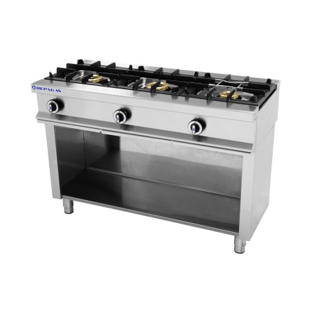 Table de cuisson sur support série 550 - 3 feux REPAGAS