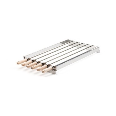 Support inox 6 brochettes GreenFire HENDI