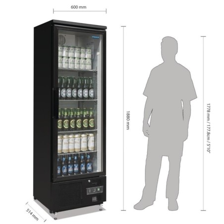 Arrière-bar vertical 307 litres POLAR