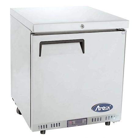 Dessous de comptoir réfrigéré (négatif) inox 145 litres ATOSA