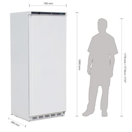 Armoire réfrigérée positive blanche 600 litres POLAR