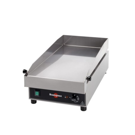 Plancha 220V inox profondeur 34x64x0,3cm KRAMPOUZ