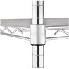 Etagère modulaire 4 niveaux 1220 x 457 mm VOGUE Etagère modulaire 4 niveaux 1220 x 457 mm VOGUE