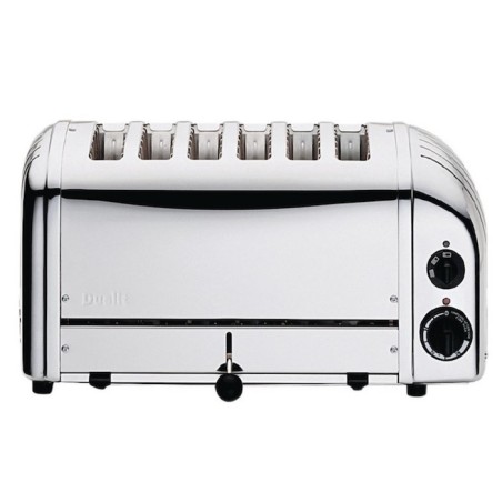 Grille-pain6 tranches inox DUALIT