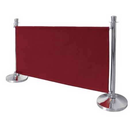 Barrière en toile rouge BOLERO