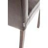 Chaises en simili cuir marron foncé BOLERO (lot de 2) Chaises en simili cuir marron foncé BOLERO (lot de 2)