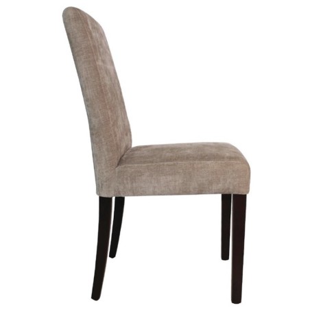 Chaise en tissus beige BOLERO (lot de 2) Chaise en tissus beige BOLERO (lot de 2)
