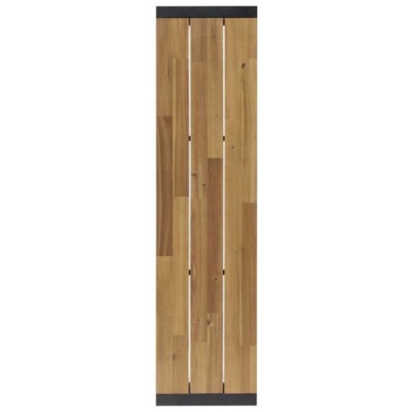 Bancs acier/acacia 160 cm BOLERO (lot de 2)