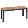 Bancs acier/acacia 100 cm BOLERO (lot de 2) Bancs acier/acacia 100 cm BOLERO (lot de 2)