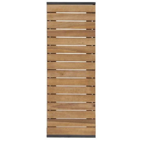 Bancs acier/acacia 100 cm BOLERO (lot de 2)