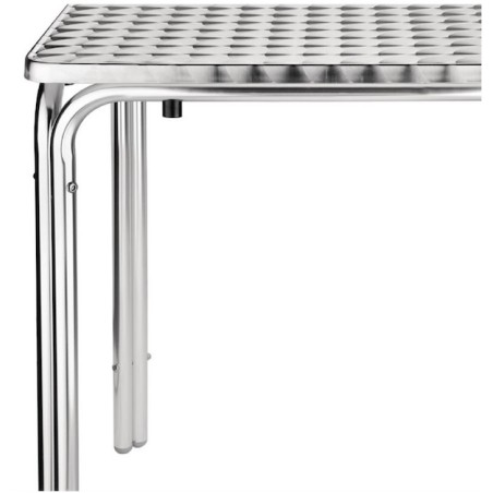 Table inox empilable 60 x 60 cm BOLERO