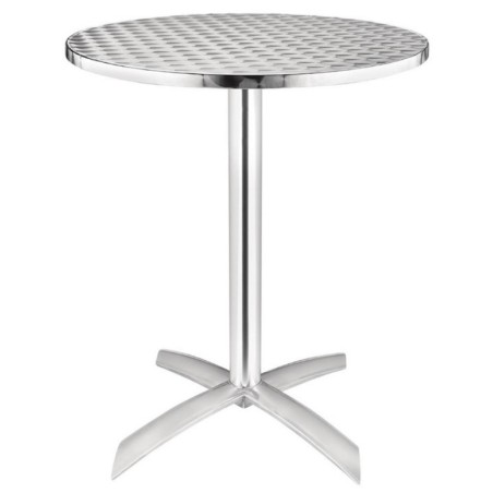 Table inox Ø 80 cm BOLERO