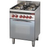 Fourneau série 600 - 4 feux sur four électrique GASTRO M Fourneau série 600 - 4 feux sur four électrique GASTRO M