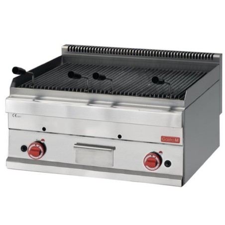 Grill pierre de lave 2 zones série 650 GASTRO M 