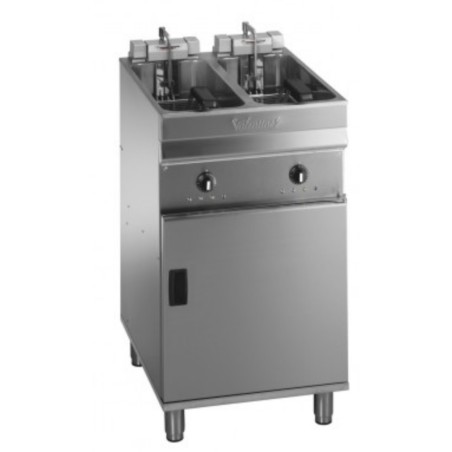 Friteuse 400V 2x9 litres sur meuble VALENTINE