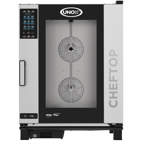 Four mixte-vapeur gaz 10 niveaux GN 1/1 CHEFTOP PLUS UNOX