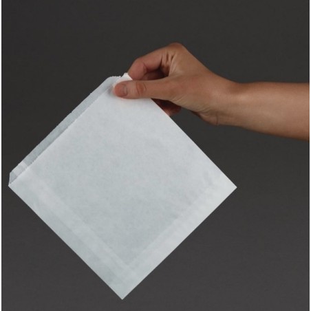 Sacs recyclables en papier blanc (x1000) 