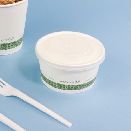 Bols à soupe ou à glace compostables + PLA (x500) VEGWARE