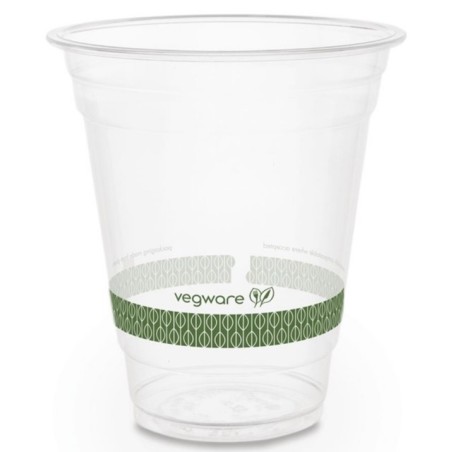 Gobelets transparents 34 cl froid compostables PLA (x1000) VEGWARE