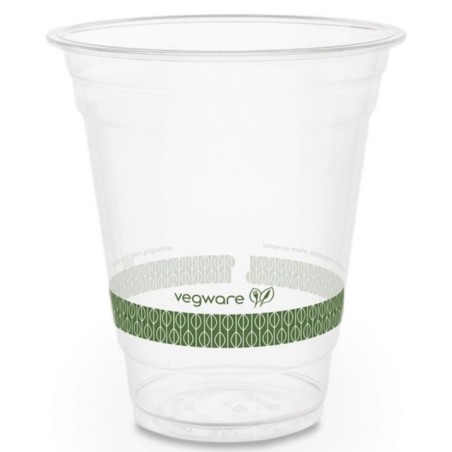 Gobelets transparents 34 cl froid compostables PLA (x1000) VEGWARE