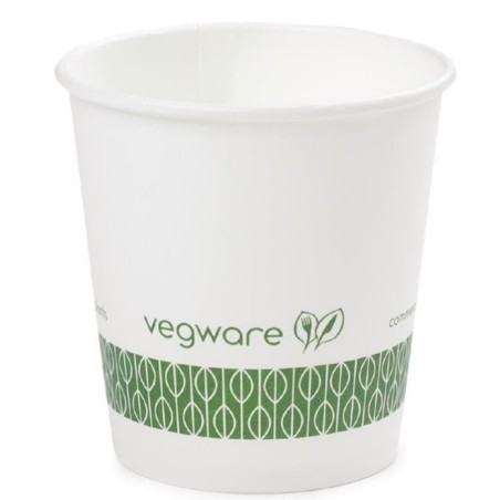 Gobelets expresso compostables papier + PLA  (x1000) VEGWARE