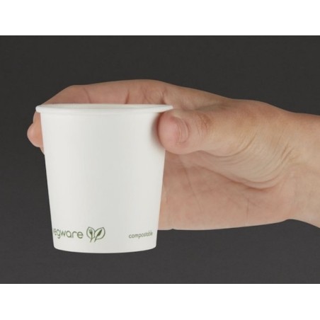 Gobelets expresso compostables papier + PLA  (x1000) VEGWARE