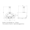Four à pizza gaz Family 80 toit inox CLEMENTI Four à pizza gaz Family 80 toit inox CLEMENTI