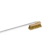 Brosse à cendres en laiton manche aluminium 60cm GI METAL Brosse à cendres en laiton manche aluminium 60cm GI METAL