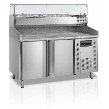 Table pizzaiolo + saladette TEFCOLD