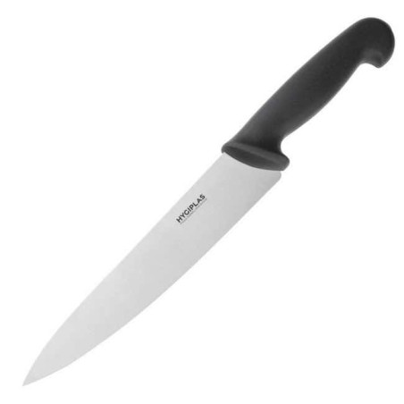 Couteau de cuisine noir 220 mm HYGIPLAS