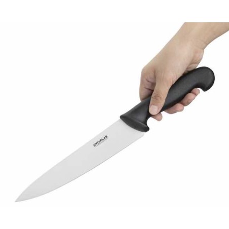 Couteau de cuisine noir 220 mm HYGIPLAS