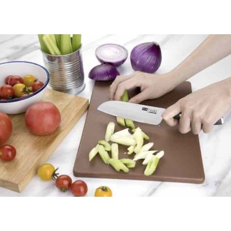 Couteau de cuisine Santoku 125 mm (lame large) série 7 Tsuki VOGUE