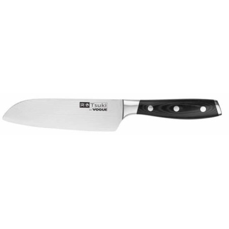 Couteau de cuisine Santoku 180 mm (lame large) série 7 Tsuki VOGUE