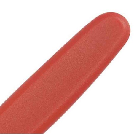 Couteau d'office rouge 75 mm HYGIPLAS