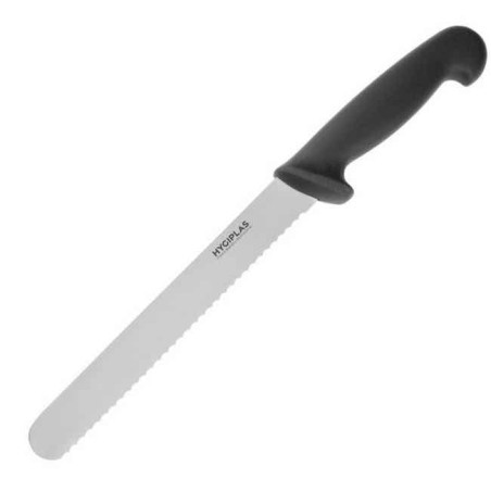 Couteau à pain 205 mm noir HYGIPLAS