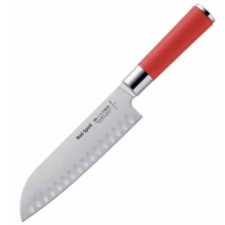 Couteau Santoku alvéolé 180 mm Red Spirit DICK