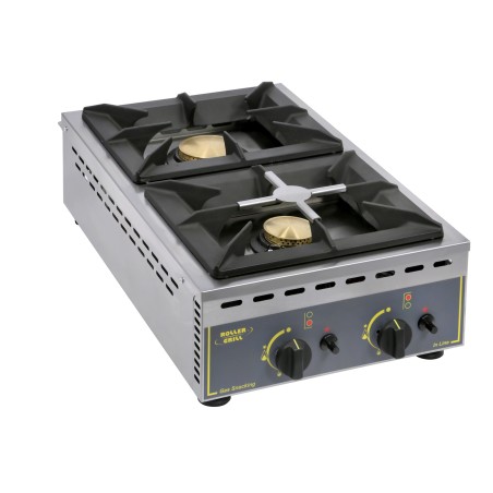 Fourneau gaz 12 kW 2 feux ROLLER GRILL ref. PRG700 Fourneau gaz 12 kW 2 feux ROLLER GRILL ref. PRG700