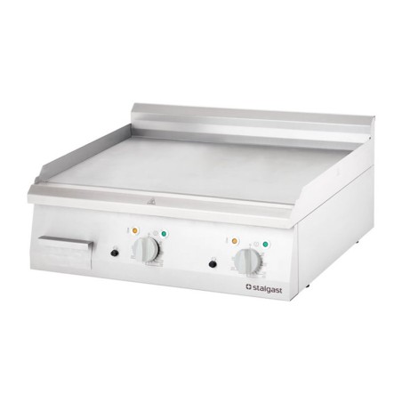 Fry-Top 400V acier rectifié 80x70x1 cm STALGAST ref. 9731100