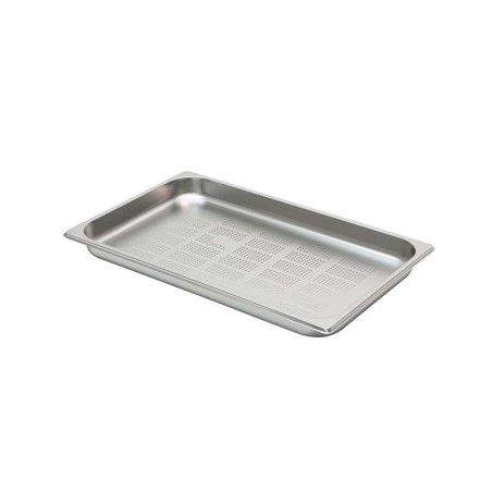 Bac GN 1/1 inox perforé profondeur 40mm