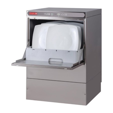Lave-vaisselle 230V Break Tank + pompe vidange + doseur liquide lavage / rinçage GASTRO M, ref. DK357