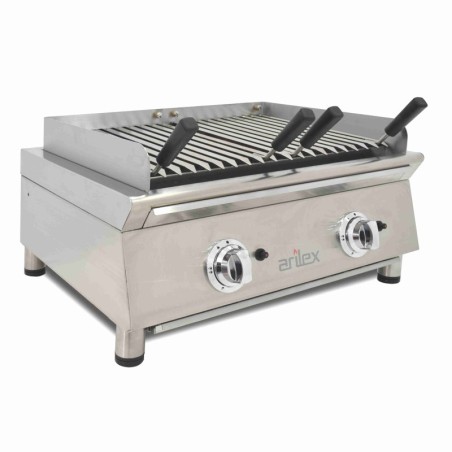 Grill pierre de lave gaz 60x40cm ARILEX, Ref. 70VASN