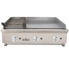 Fry-Top gaz acier 65x40cm + grill pierre de lave 35x40cm ARILEX, Ref. 100FRYGRBN Fry-Top gaz acier 65x40cm + grill pierre de lave 35x40cm ARILEX, Ref. 100FRYGRBN