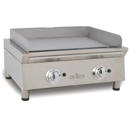 Fry-Top gaz acier rectifié 60x40x1.5cm ARILEX, Ref. 70FRYGRN