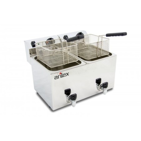 Friteuse 2x220V 2x8 litres ARILEX, Ref. EVO1010G