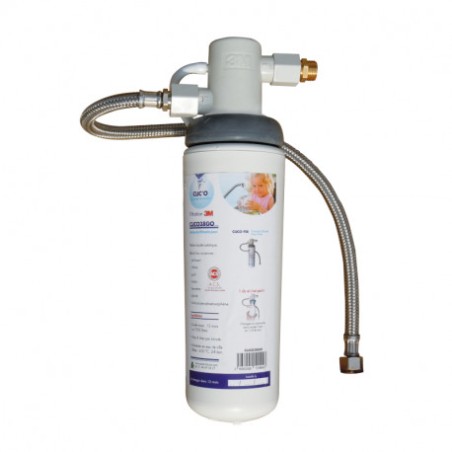 Filtre eau de boisson sous évier anti-bactéries, pesticides, chlore et particules POLAR, Ref. CLICOFSEB