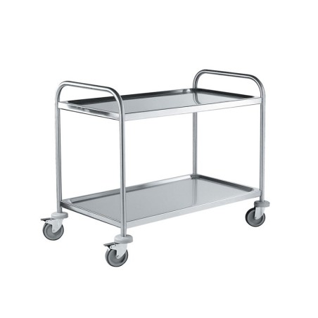 Chariot plancha inox XXL haute résistance Chariot plancha inox XXL haute résistance