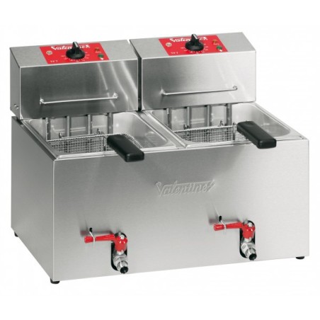 Friteuse 400V 2 x 7 litres VALENTINE TF77M