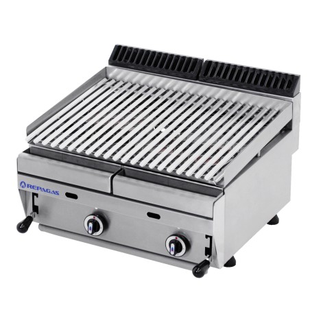 Grill pierre de lave gaz 60x43cm REPAGAS