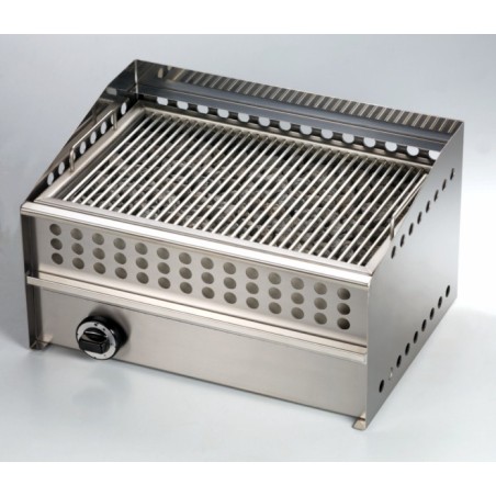 Grill pierre de lave gaz 49x30 cm SOFRACA, Ref. 14096A